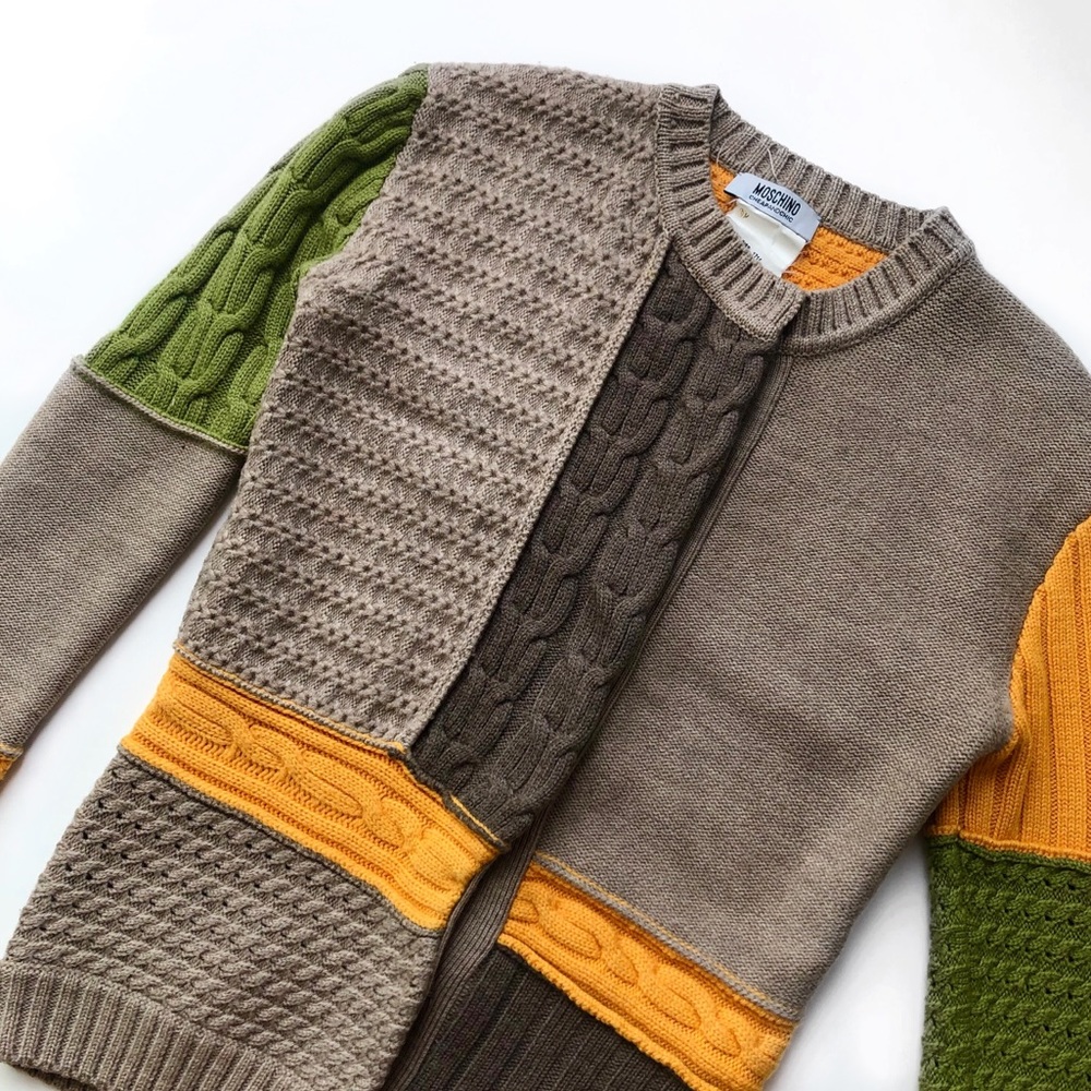 Moschino Patchwork Cardigan
